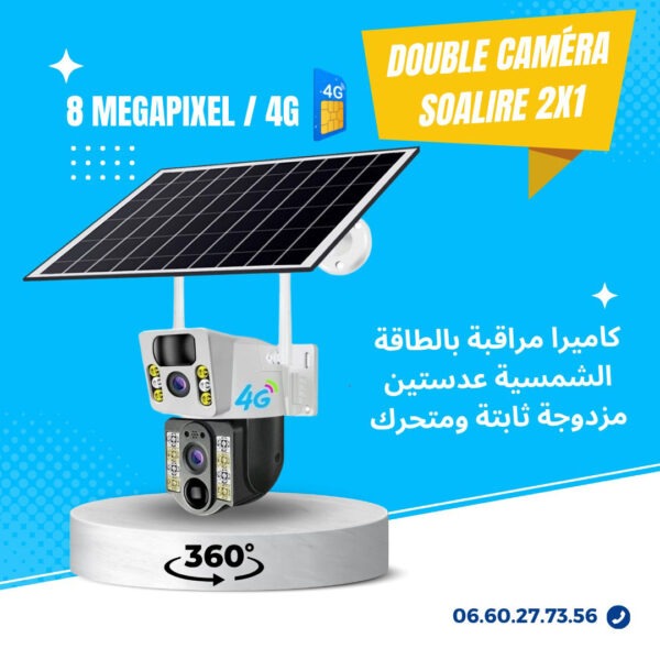 Meilleure caméra solaire sans fil 4G 4K 8MP à petit prix