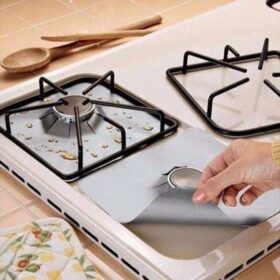 5 Protecteur FEUILLE réutilisable Cuisinière À Gaz
