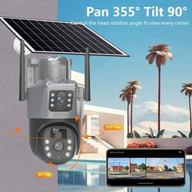 Caméra 4G à Panneau Solaire 10MP FHD